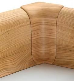 Roh vnitřní k soklové liště PVC Salag Břidlice Wood